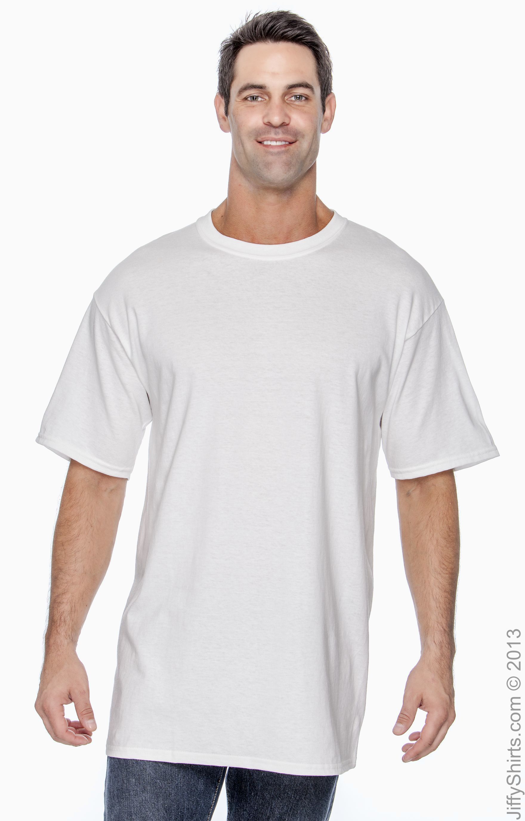 Style # G200 - Original Label Safety Orange 5XL - By Gildan Adult Ultra Cotton 6 Oz T-Shirt 